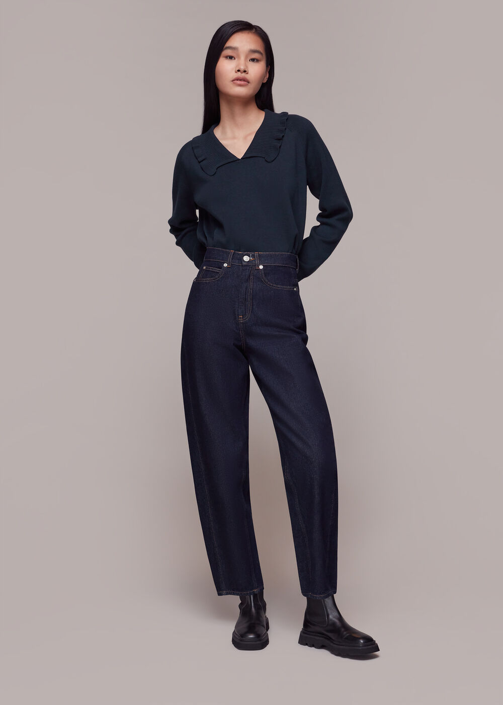 Frill Collar Sweater